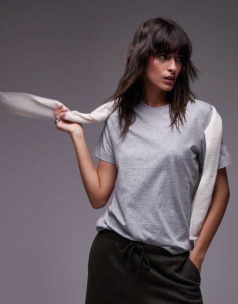 ARKET t-shirt in grey melange - view 1