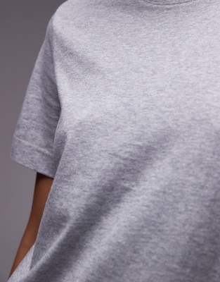 ARKET t-shirt in grey melange