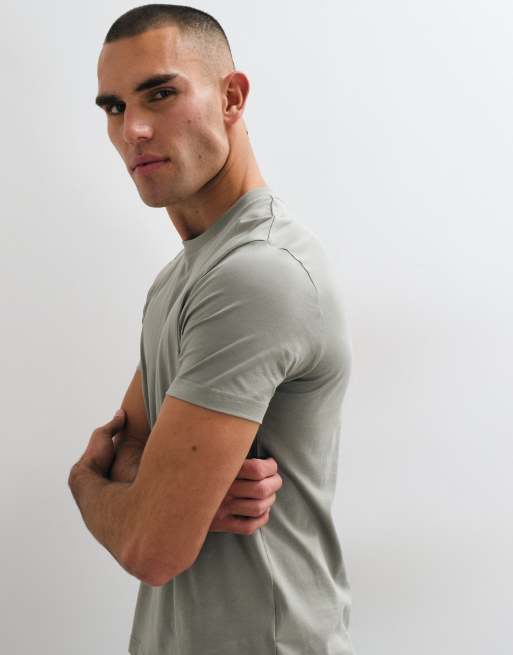 ARKET T-shirt in jersey color khaki, 4 di 5