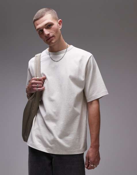 ARKET - T-shirt oversize bianco sporco in jersey pesante - view 1