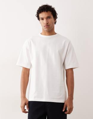 ARKET - T-shirt oversize en jersey épais - Blanc