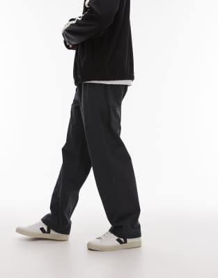 ARKET TECH NYLON RELAXED PANTS WITH DRAWSTRING WAIST 