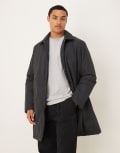 [Arket] ARKET tech padded overcoat in black 52 BLACK