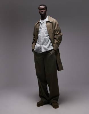Arket Textured Poplin Oversized Shirt In White