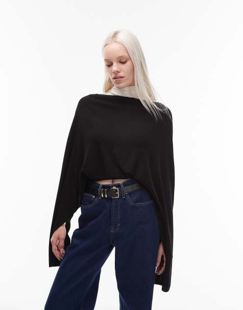 ARKET - Top a maniche lunghe nero con scollo a barchetta - view 1