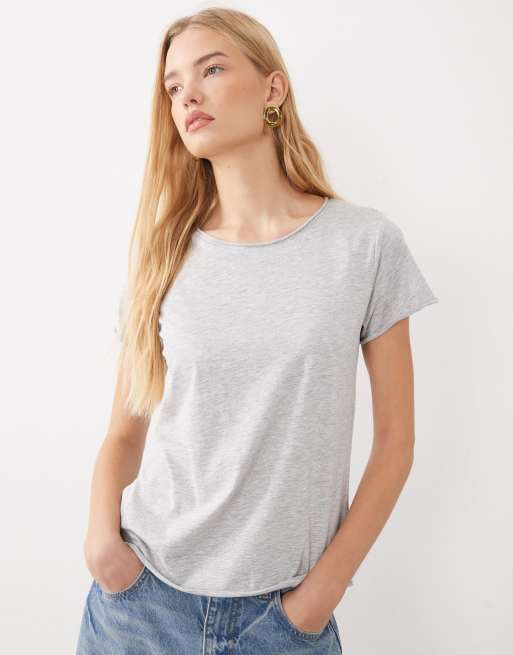 ARKET top coordinato a maniche corte da casa grigio, 1 di 4