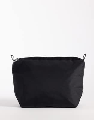ARKET - Trousse de toilette unisexe taille moyenne avec poche intérieure - Noir