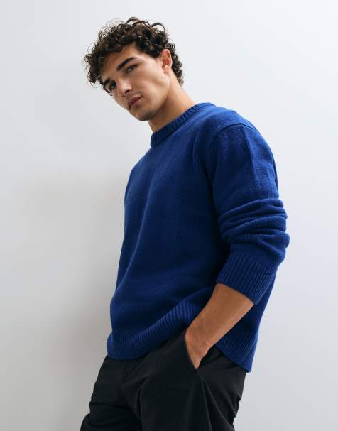 ARKET trui van wolmix, oversized, in blauw - view 1