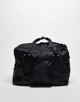 Arket ARKET unisex 24-hr 3-way duffel bag in black