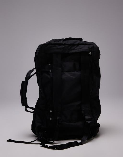 ARKET unisex 72-hr 3-way duffle bag in black | ASOS