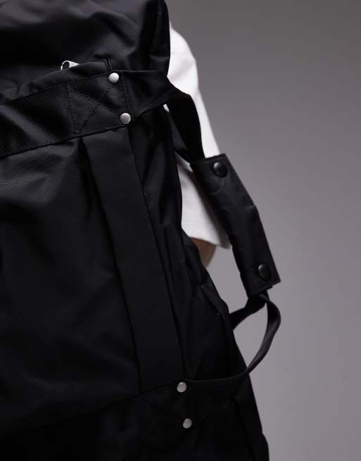 ARKET unisex 72-hr 3-way duffle bag in black | ASOS
