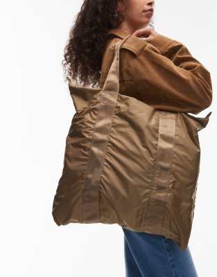 Arket Unisex Travel Packable Tote Bag In Neutral