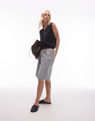 Arket V Neck Collar Light Knit Tank Vest