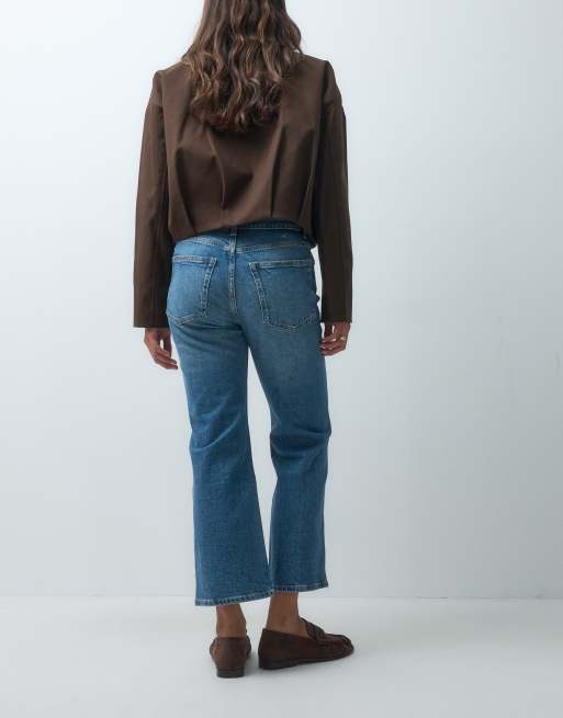 ARKET vaqueros kick flare en denim azul, 2 de 5