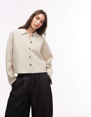 ARKET - Veste courte en coton - Beige clair-Neutre