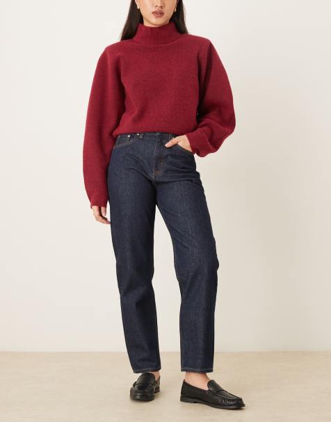 ARKET - Violet - Jean bouffant slim - Bleu indigo délavé - view 1