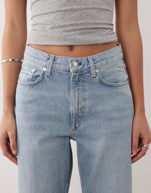 ARKET - Violet - Slim-jeans i lyseblå vask med ballonben, 4 af 5