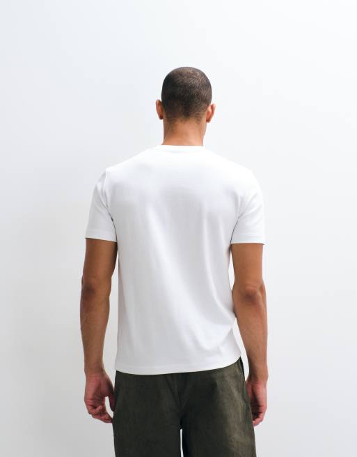 ARKET – Vit, kraftig t-shirt i ren bomull med boxig passform, 5 av 5