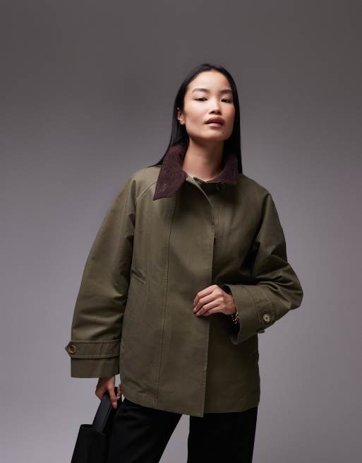 Arket green coat sale