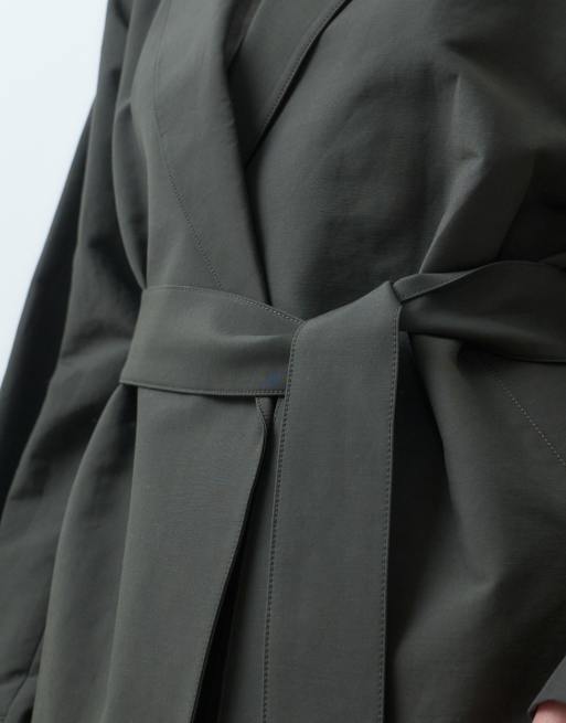 ARKET Wickeljacke mit Schalkragen in Khaki, 3 von 4