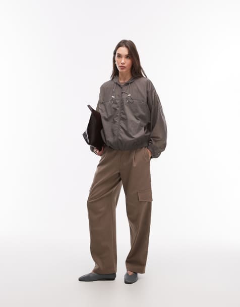 ARKET – Windjacke aus Ripstop in Dunkelgrau - view 1