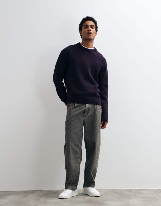 ARKET wool blend oversized sweater in lilac, 2 of 5
