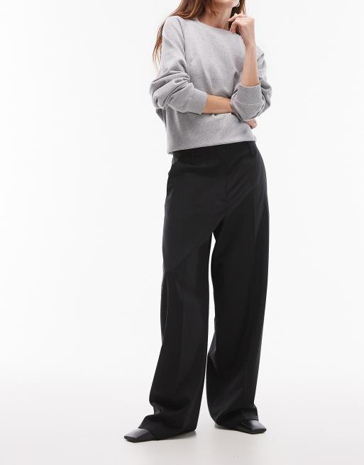 パンツ SEE SEE WOOL WIDE SLACKS BLACK L Ellie Wide Leg Pants - Petite – Woolx