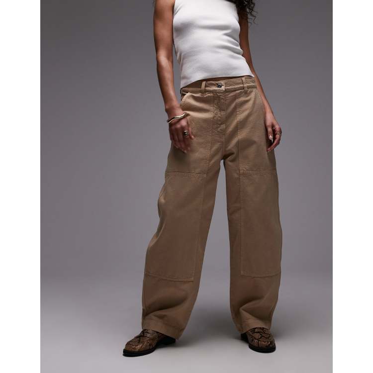 アーギュー argue WOOL WIDE TUCK PANTS/BROWN RELAXED PLEATED WOOL WIDE-LEG TROUSERS - DARK BROWN | COS