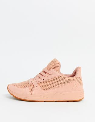 blush colored sneakers