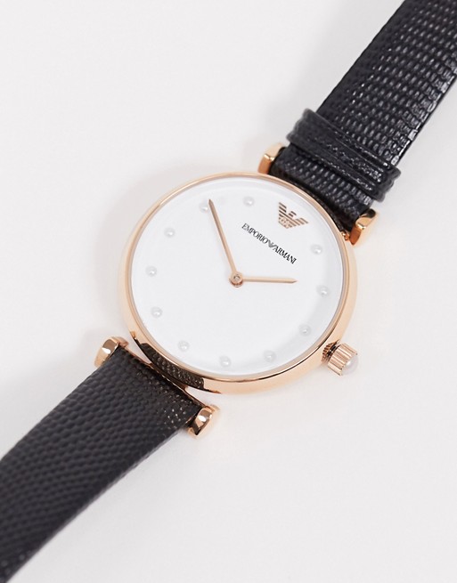 Armani AR11270 watch with black strap
