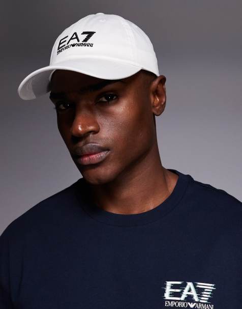 Armani - EA7 - Beige baseballcap med logo - view 1