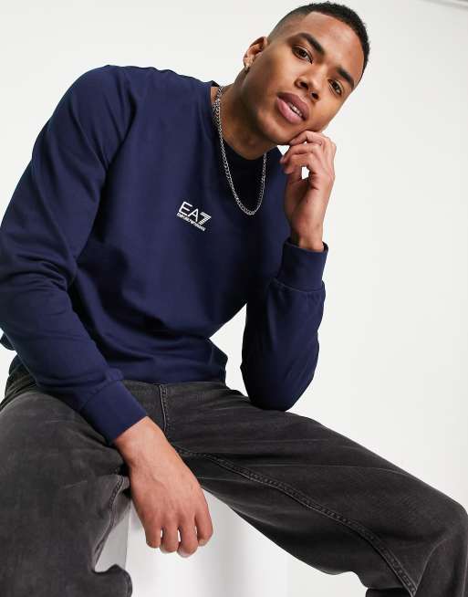 Ea7 hotsell sweatshirt navy