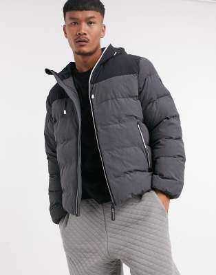 grey ladies puffer jacket