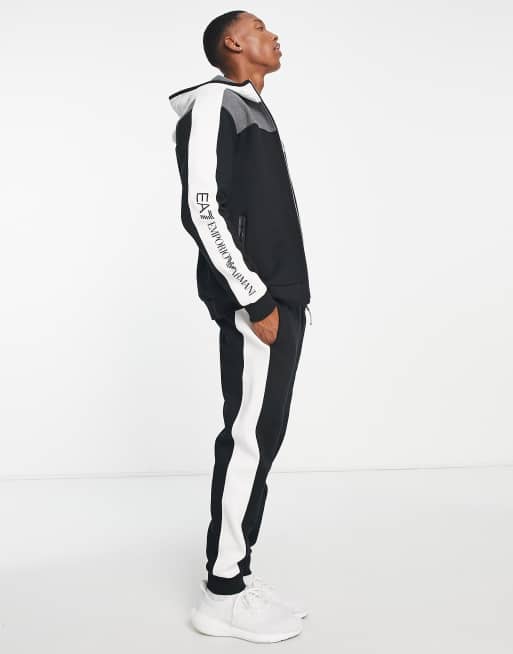 Armani on sale hooded tracksuit