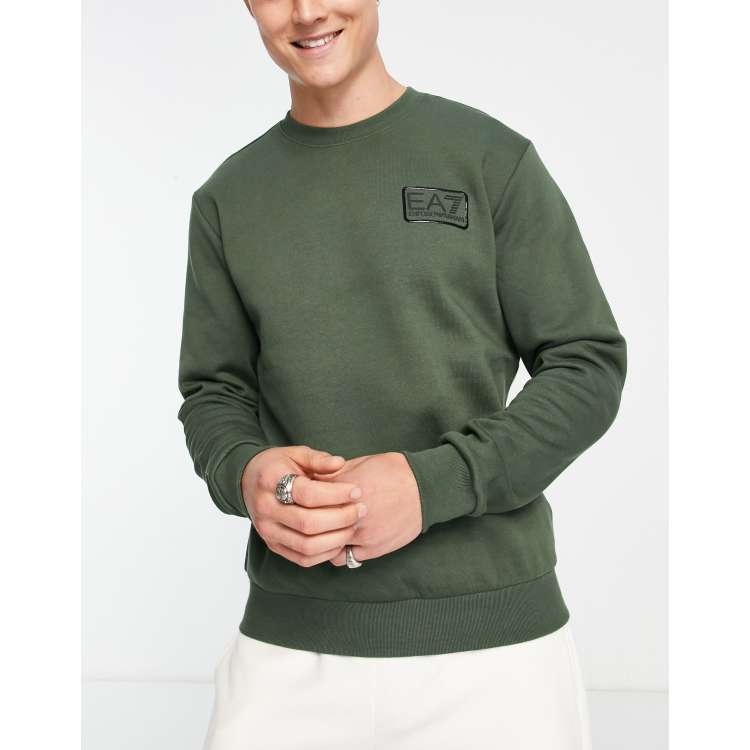 Ea7 best sale khaki hoodie