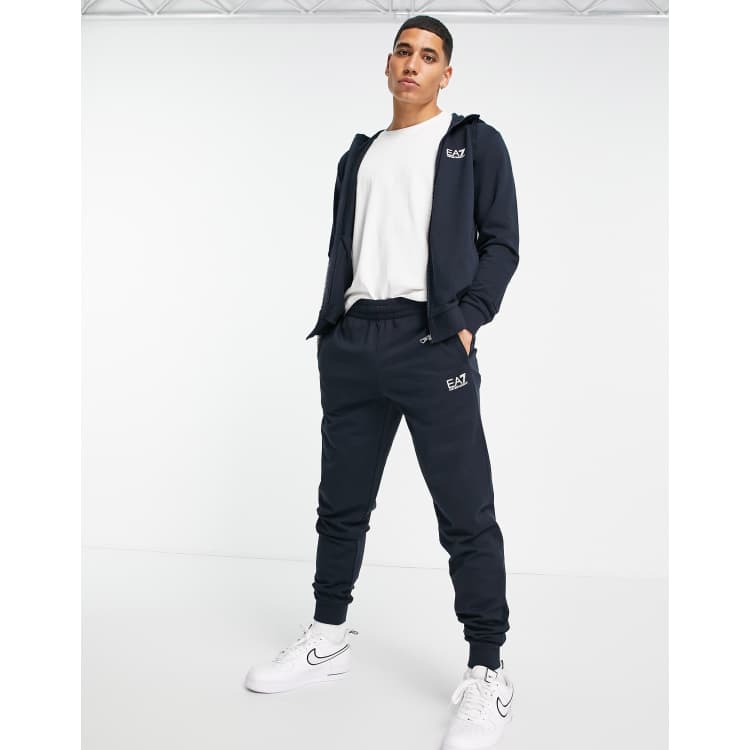 Ea7 tracksuit clearance navy blue