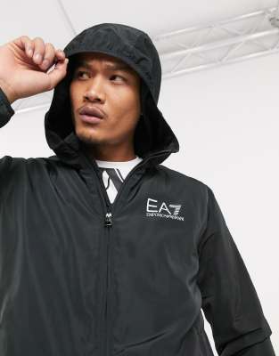 Armani EA7 Core ID hooded logo jacket 