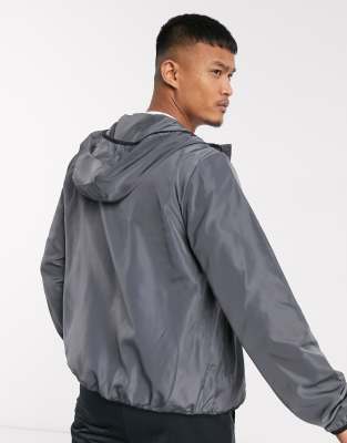 grey ea7 coat