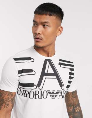 ea7 large logo t shirt