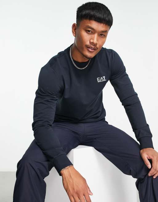 Navy armani clearance sweatshirt