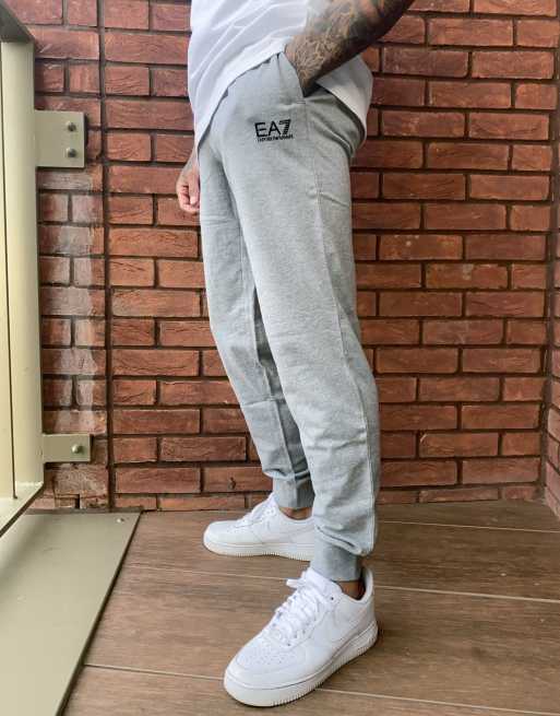 Ea7 joggers grey new arrivals