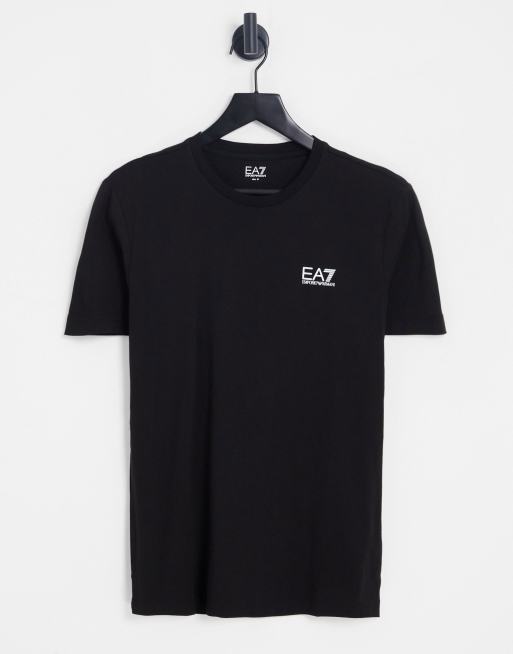 Armani - EA7 Core ID - Sort T-shirt med logo