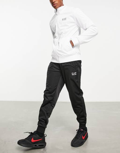 Armani EA7 – Core ID – Trainingsanzug in Schwarz/Weiß