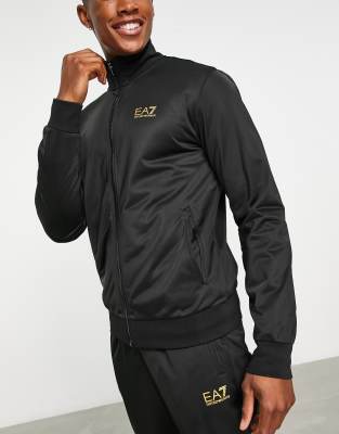 black armani tracksuit