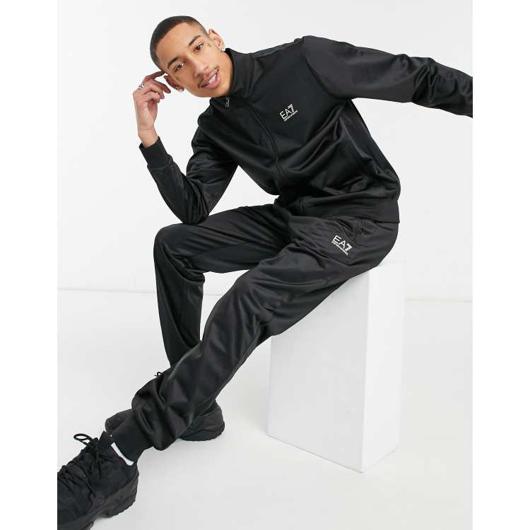 Ea7 tricot tracksuit on sale