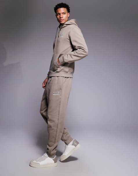 Armani EA7 - Ensemble de survêtement haute visibilité - Beige - view 1