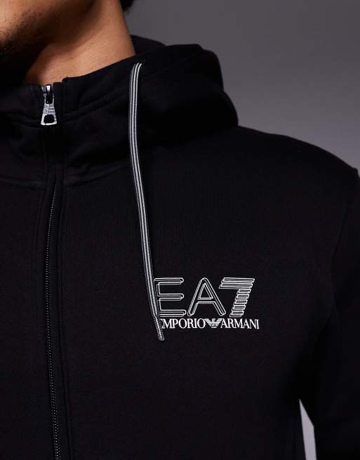 Armani EA7 - Ensemble de survêtement haute visibilité - Noir, 5 de 5