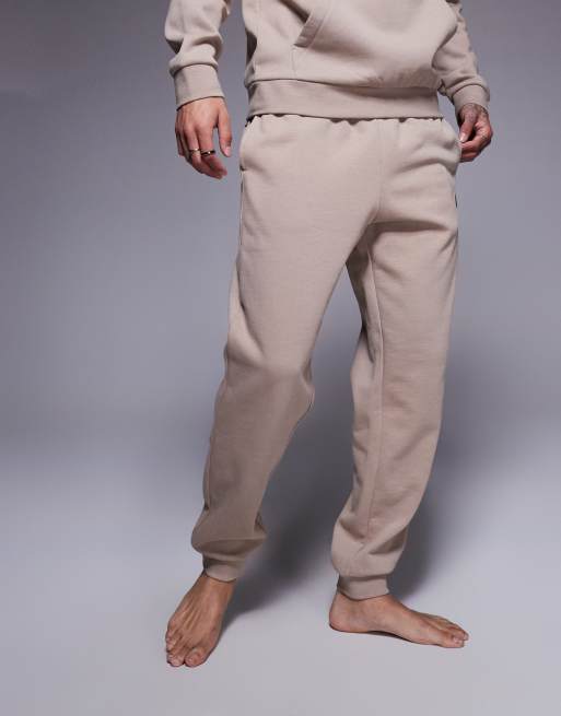 Armani - EA7 - Joggers beige con polsino in coordinato, 2 di 5