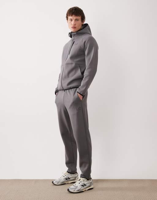 Armani EA7 joggers co-ord in grey, 2 of 5