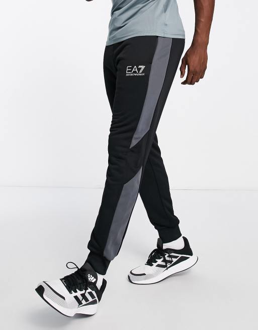 Black ea7 joggers online